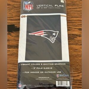 New England Patriots vertical Flag-NIP